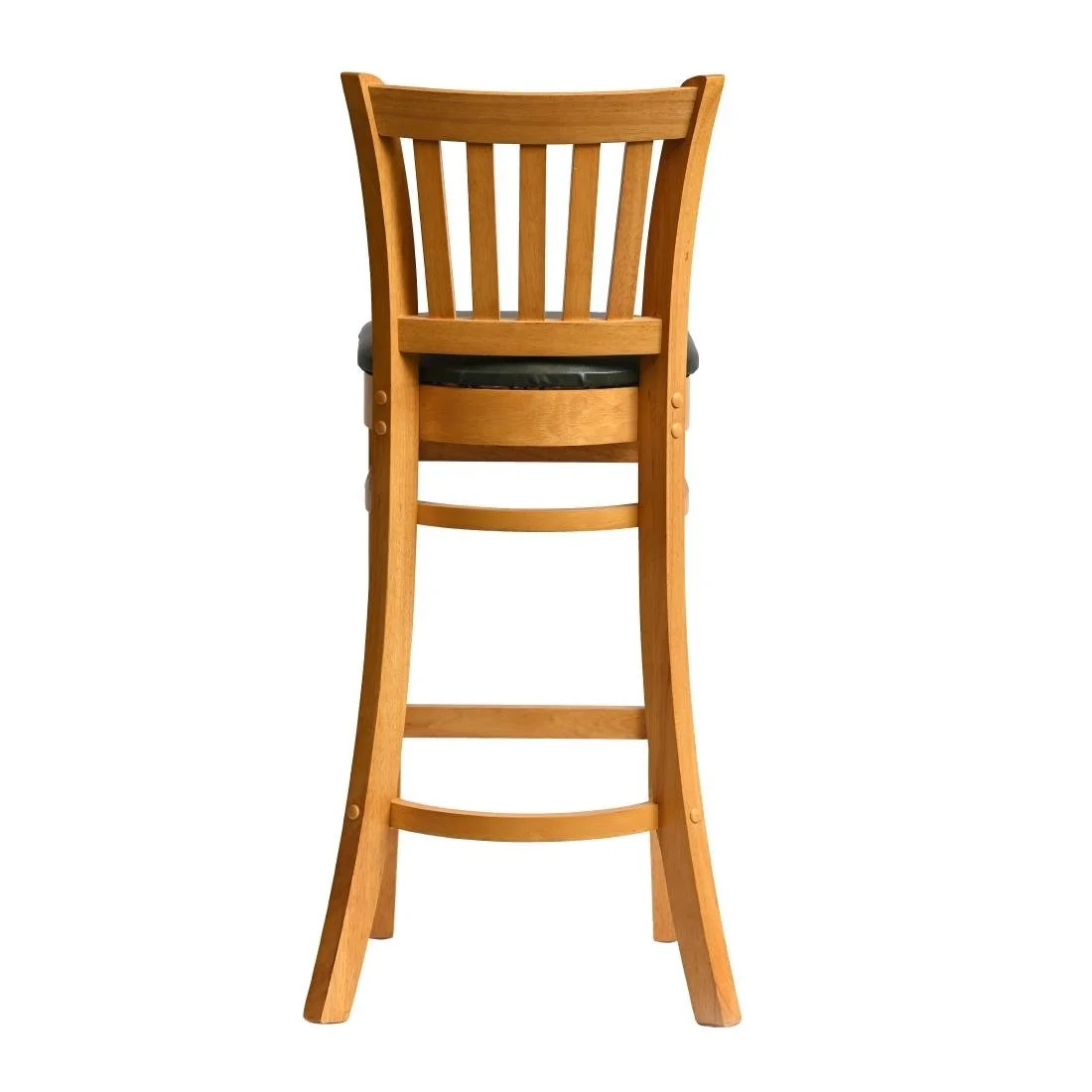 Manhattan Bar Chair in Soft Oak with Bison Cedar Seat - Image 4