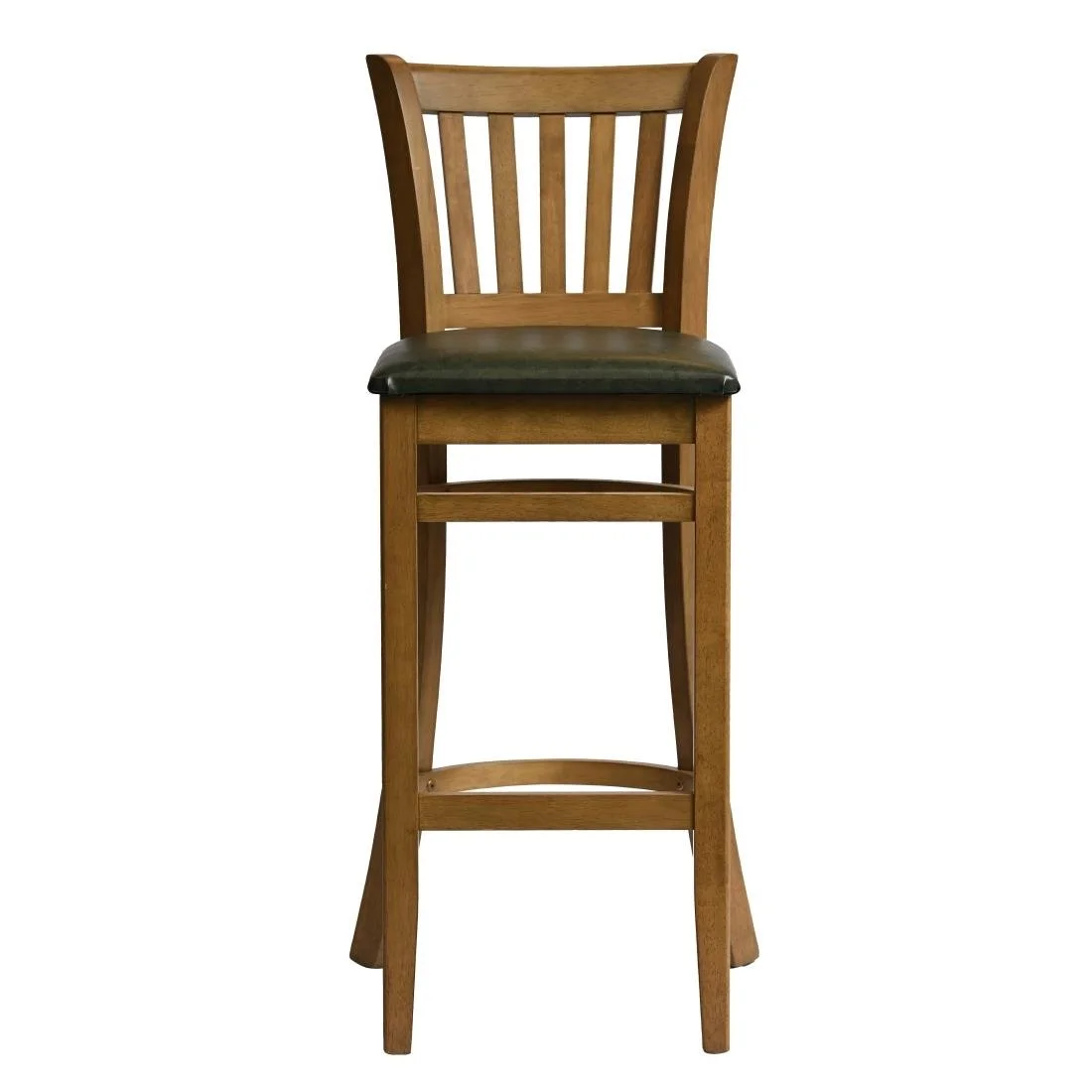 Manhattan Bar Chair in Weathered Oak with Bison Cedar Seat - Image 1