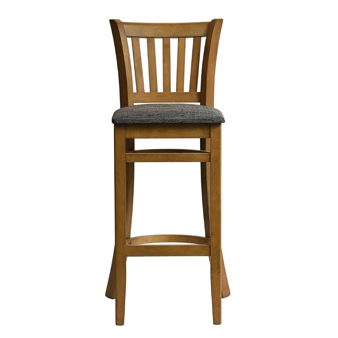 Manhattan Bar Chair in Weathered Oak with Shetland Smoke Seat