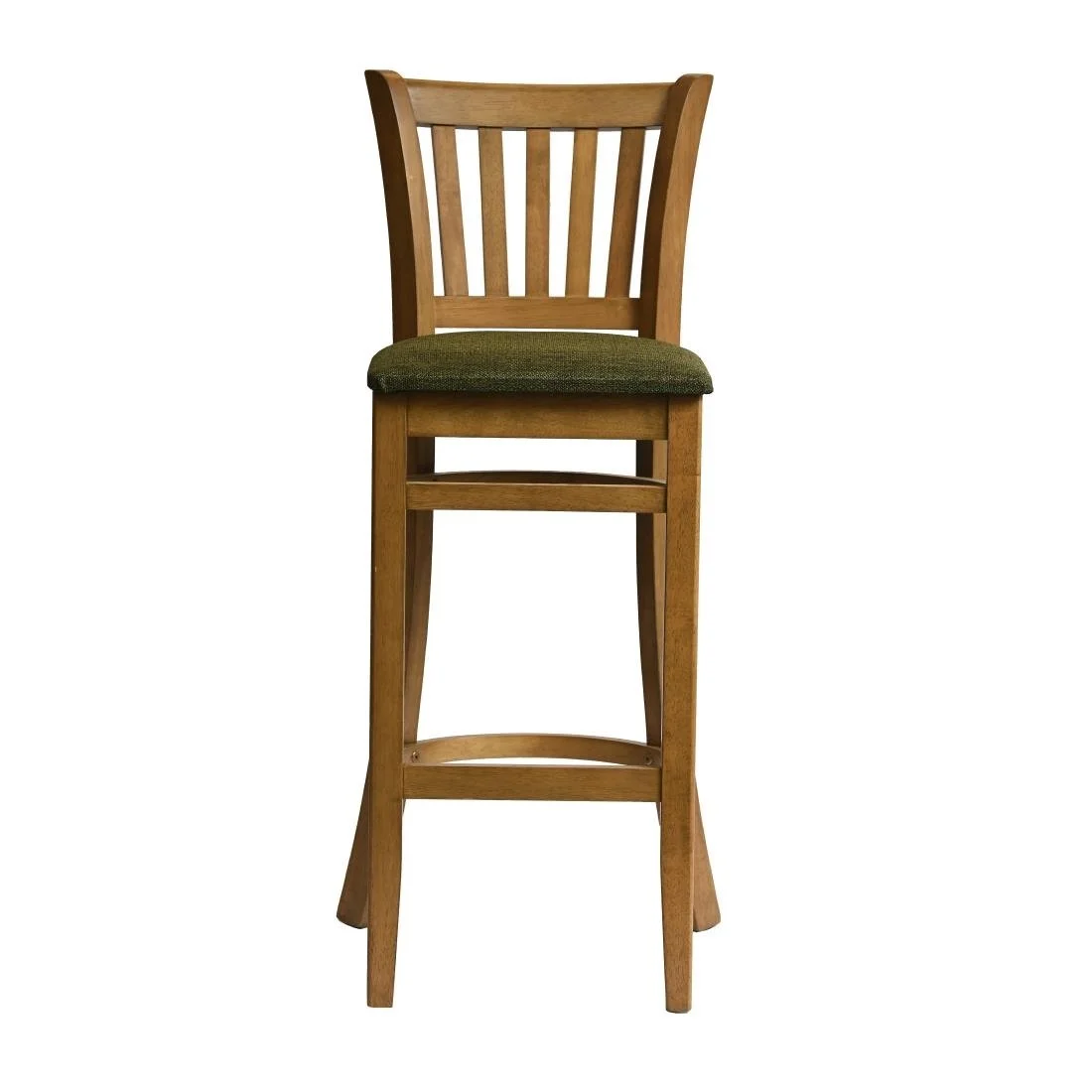 Manhattan Bar Chair in Weathered Oak with Shetland Forest Seat - Image 1