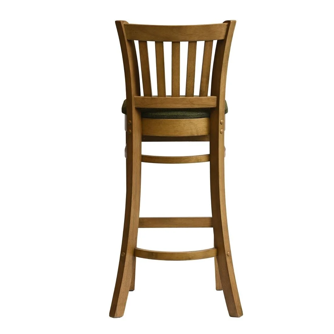 Manhattan Bar Chair in Weathered Oak with Shetland Forest Seat - Image 2