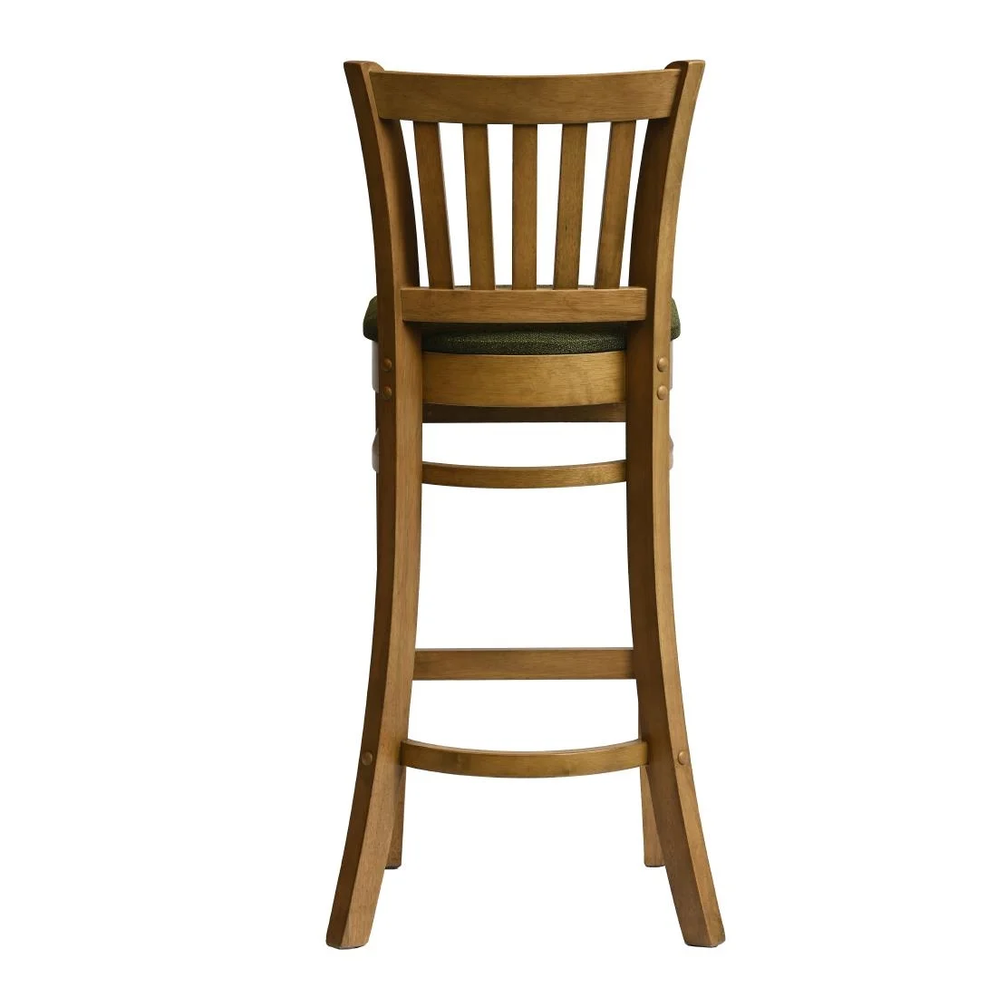 Manhattan Bar Chair in Weathered Oak with Shetland Forest Seat - Image 2