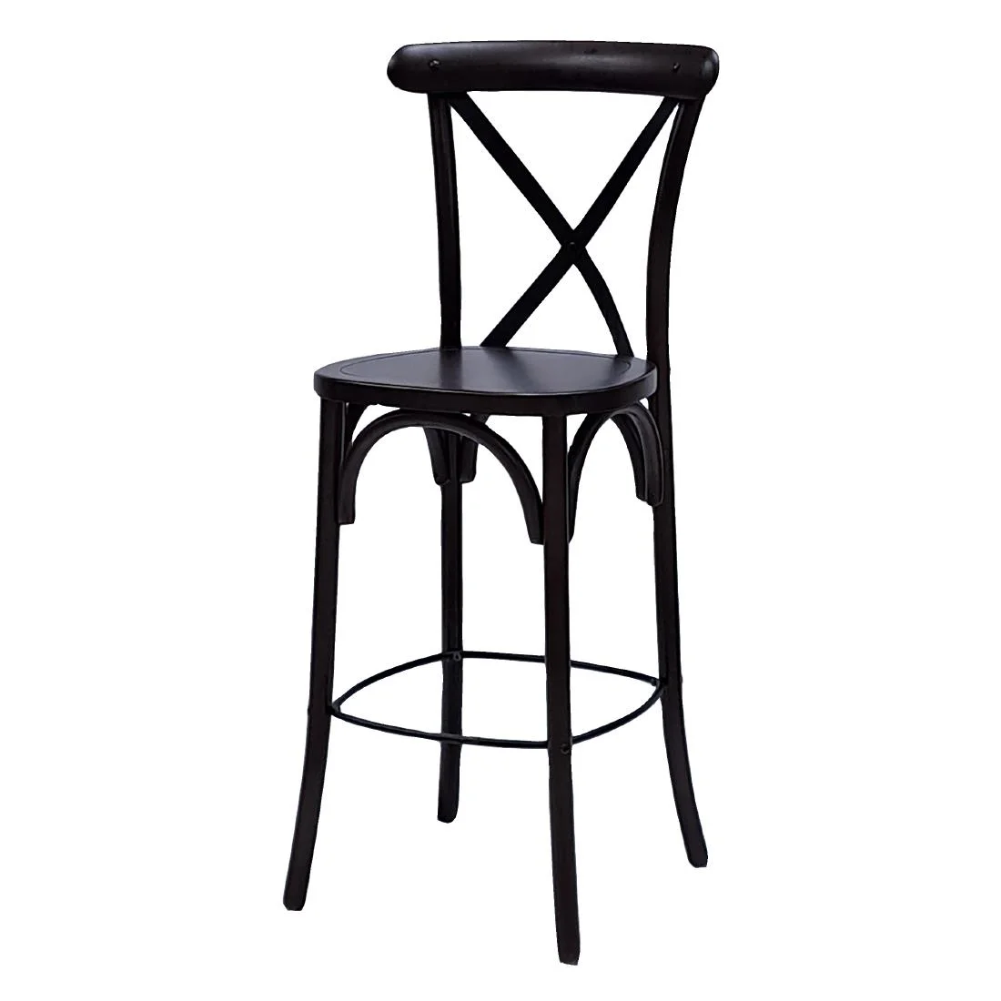 Bristol Bar Chair in Dark Walnut