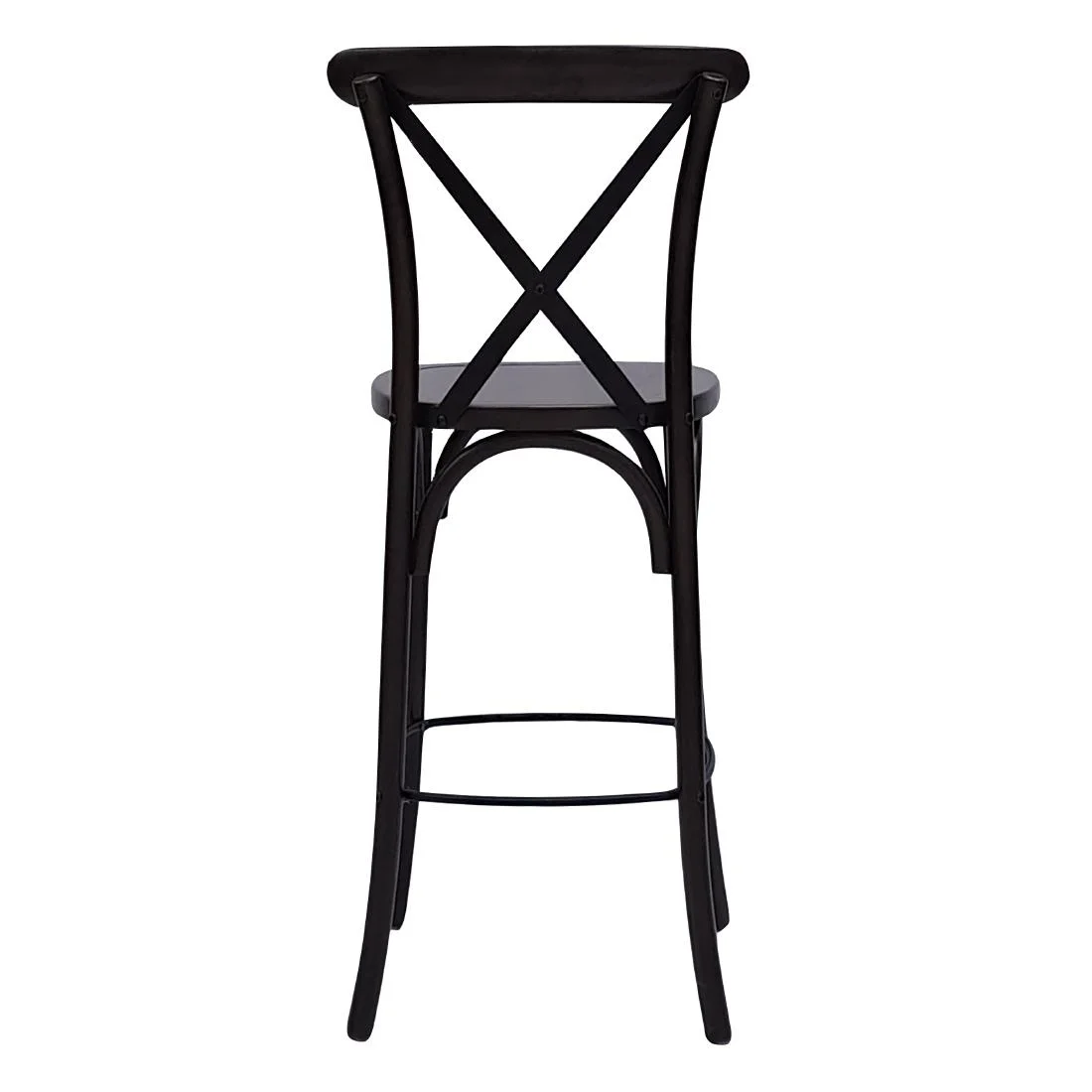Bristol Bar Chair in Dark Walnut - Image 2