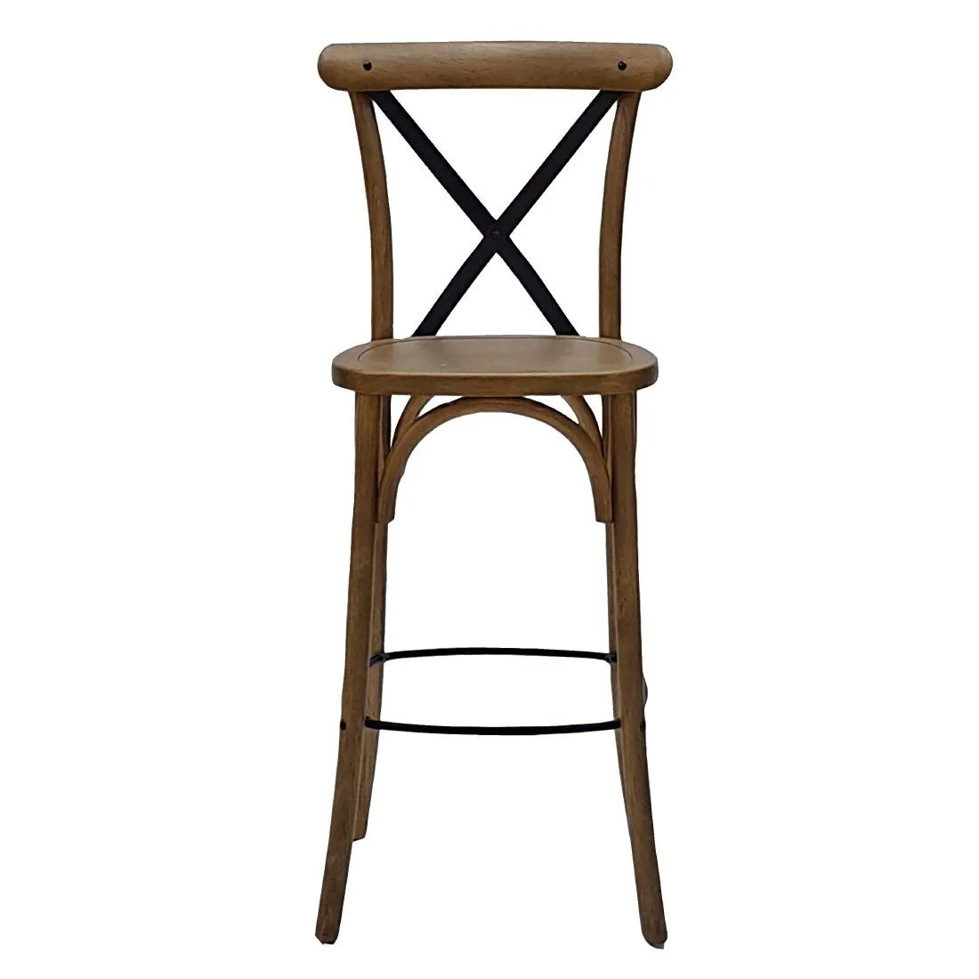 Bristol Bar Chair in Weathered Oak - Image 2