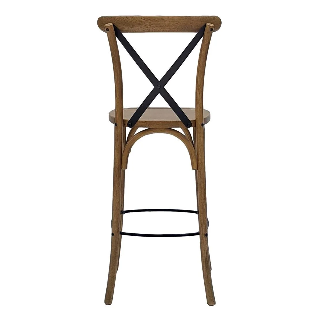 Bristol Bar Chair in Weathered Oak - Image 3