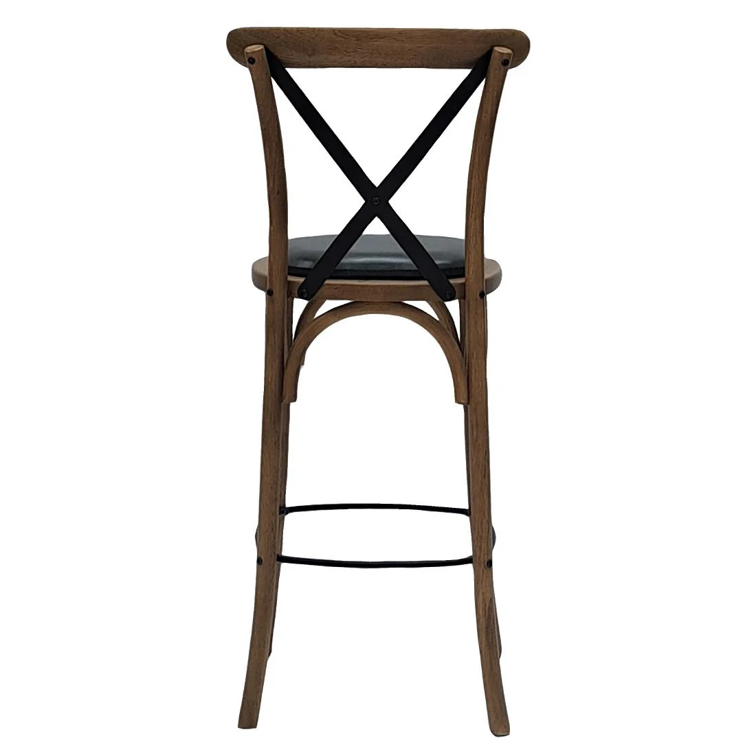 Bristol Bar Chair in Weathered Oak with Bison Cedar Seat - Image 3