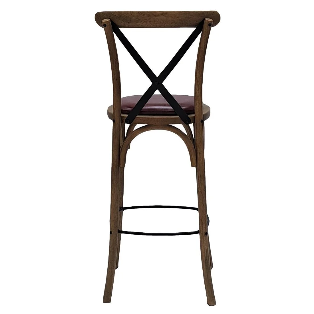Bristol Bar Chair in Vintage with Bison Espresso Seat - Image 3