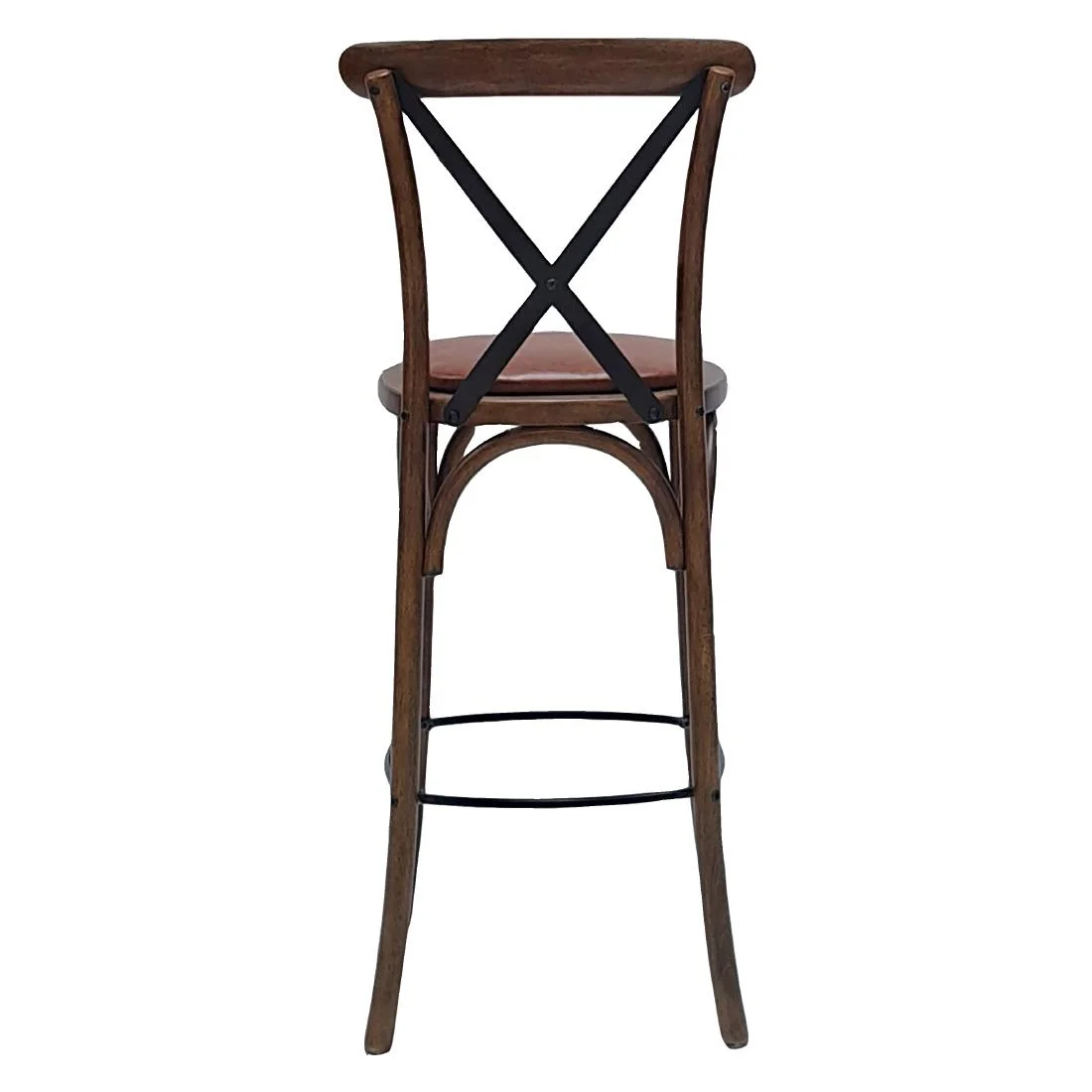 Bristol Bar Chair in Vintage with Bison Tan Seat - Image 3