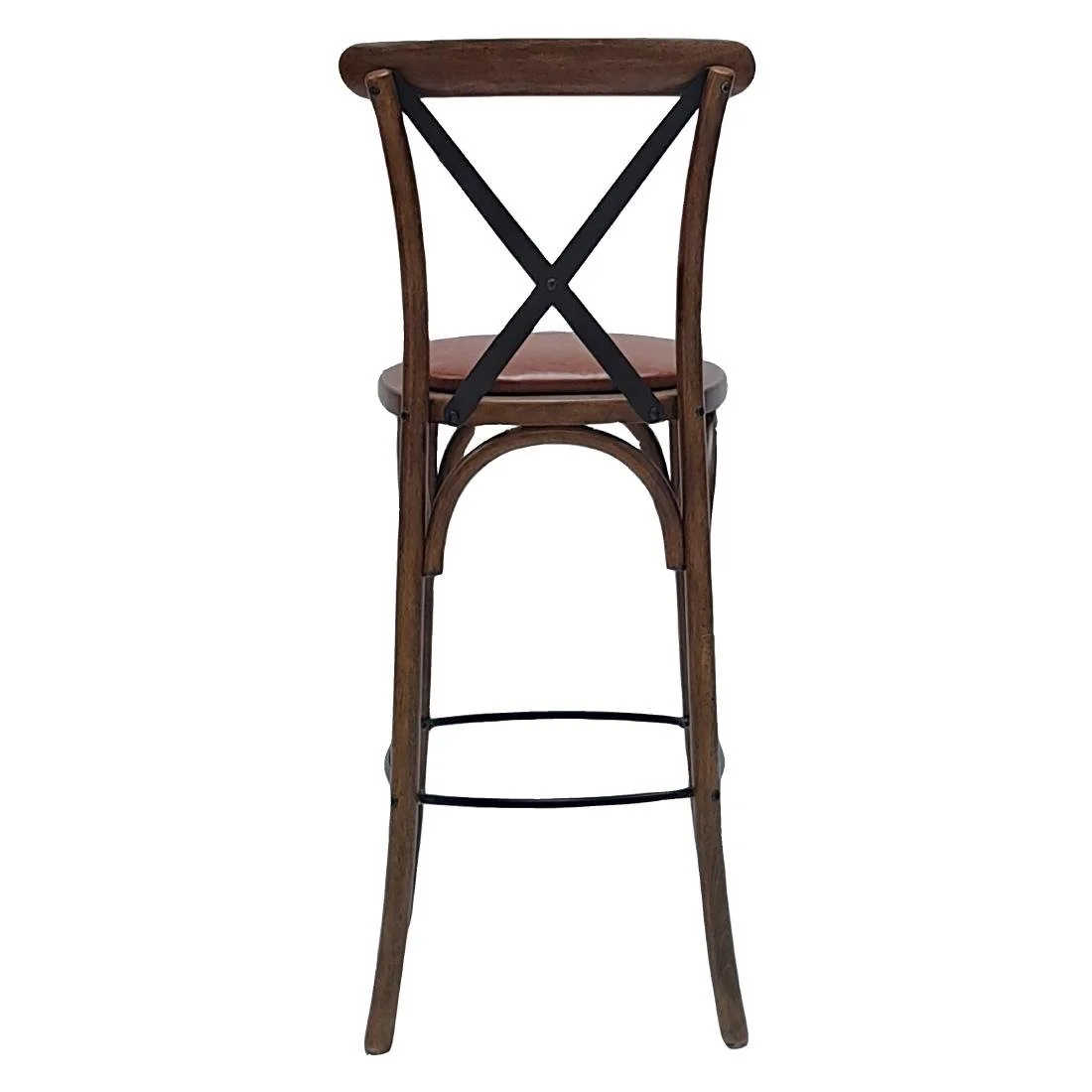Bristol Bar Chair in Vintage with Bison Tan Seat - Image 3