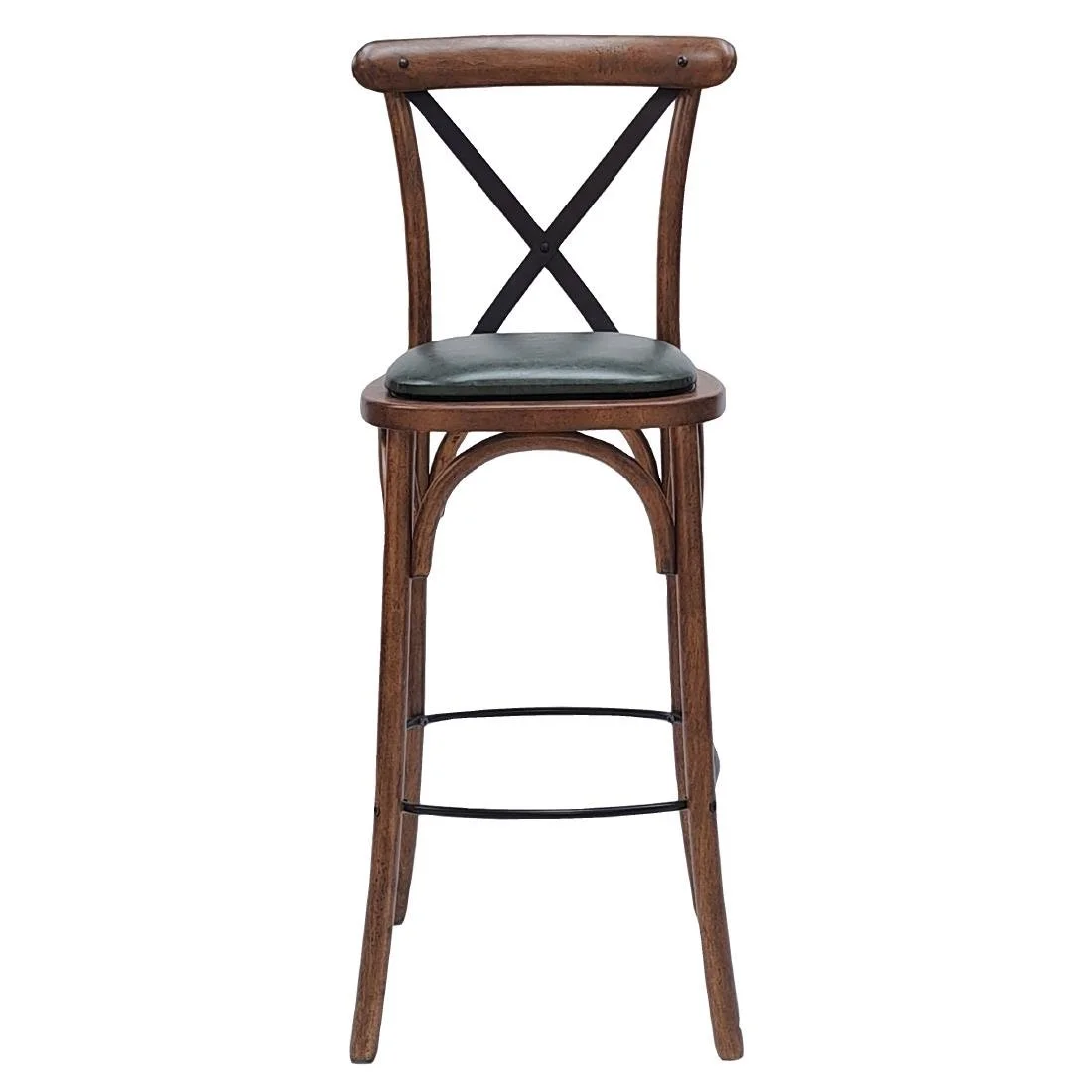 Bristol Bar Chair in Vintage with Bison Cedar Seat - Image 2