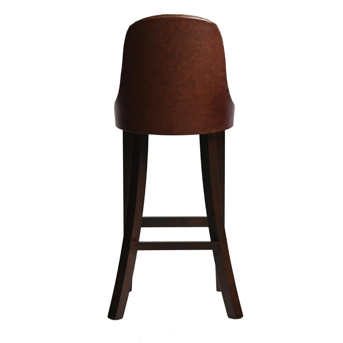 Kilsby Bar Chair in Dark Walnut with Bison Espresso Seat - Image 2