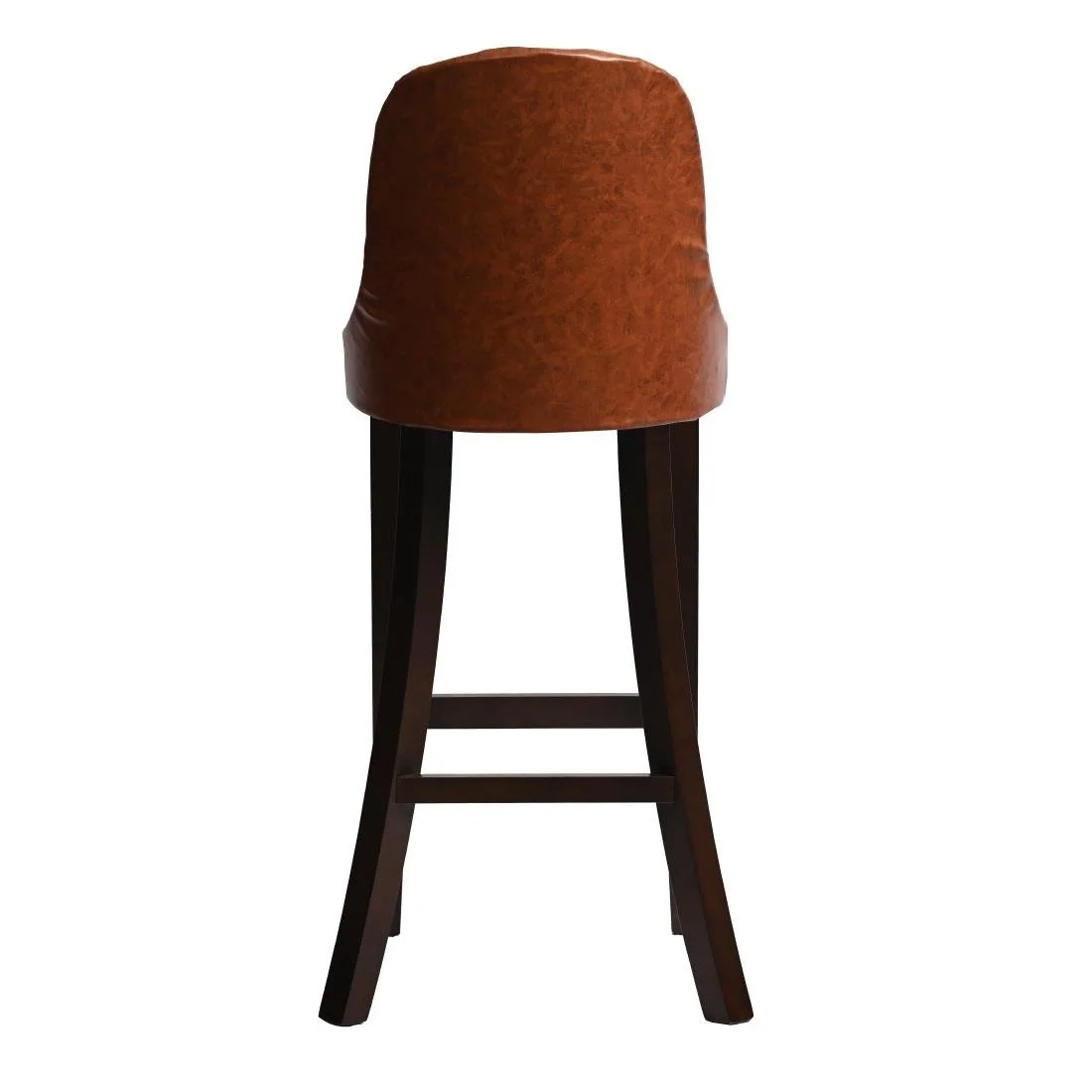 Kilsby Bar Chair in Dark Walnut with Bison Tan Seat - Image 4