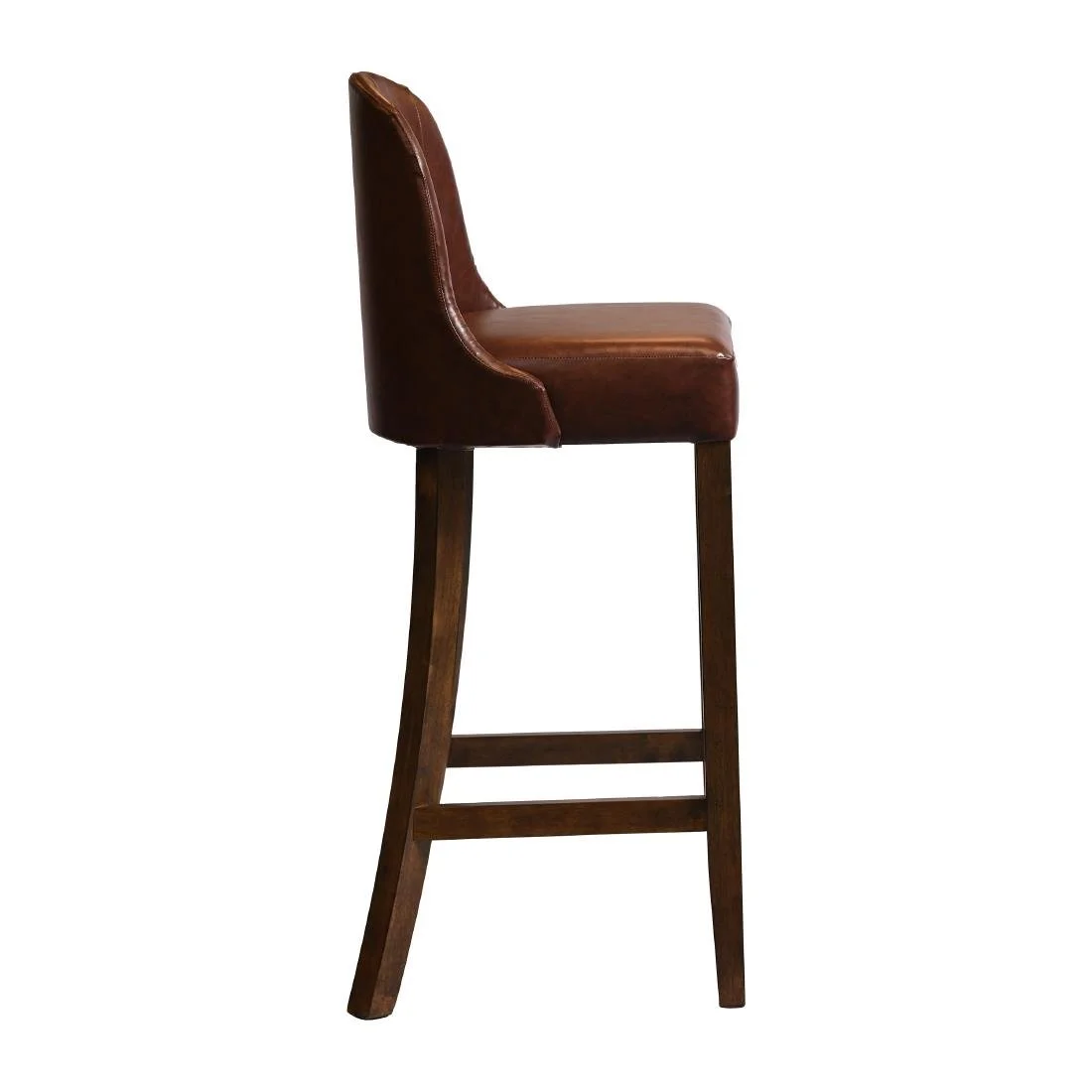 Kilsby Bar Chair in Vintage with Bison Espresso Seat - Image 4