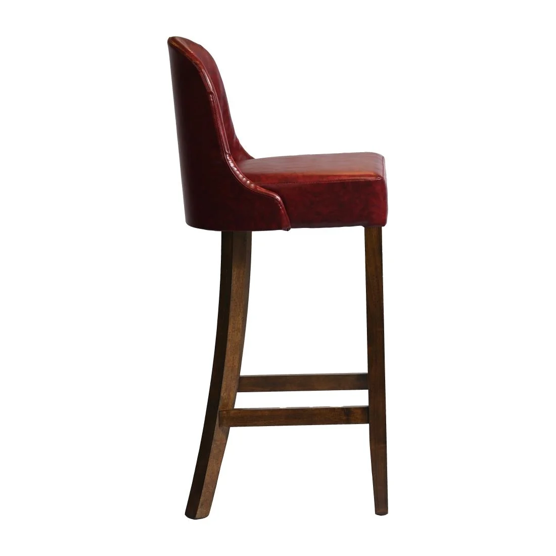 Kilsby Bar Chair in Vintage with Bison Bordeaux Seat - Image 3