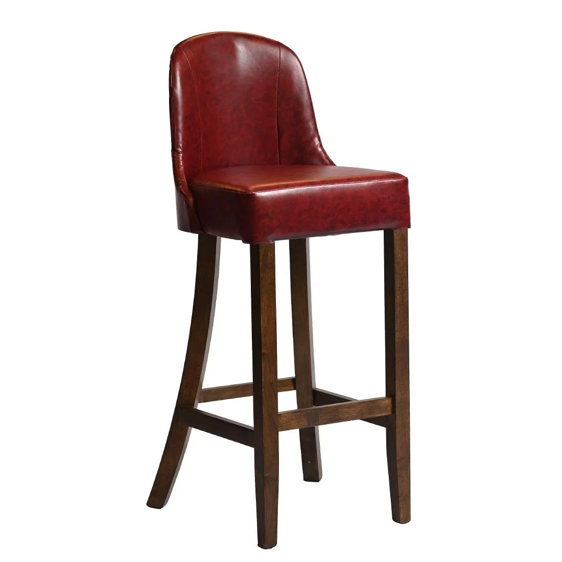 Kilsby Bar Chair in Vintage with Bison Bordeaux Seat - Image 4