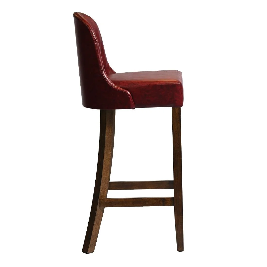 Kilsby Bar Chair in Vintage with Bison Bordeaux Seat - Image 5