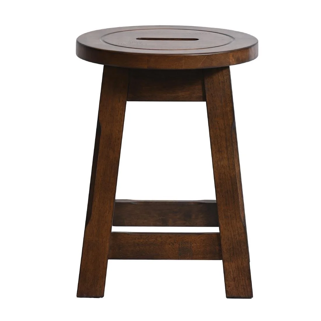Wooden Top Low Stool in Vintage (2 Pack) - Image 2