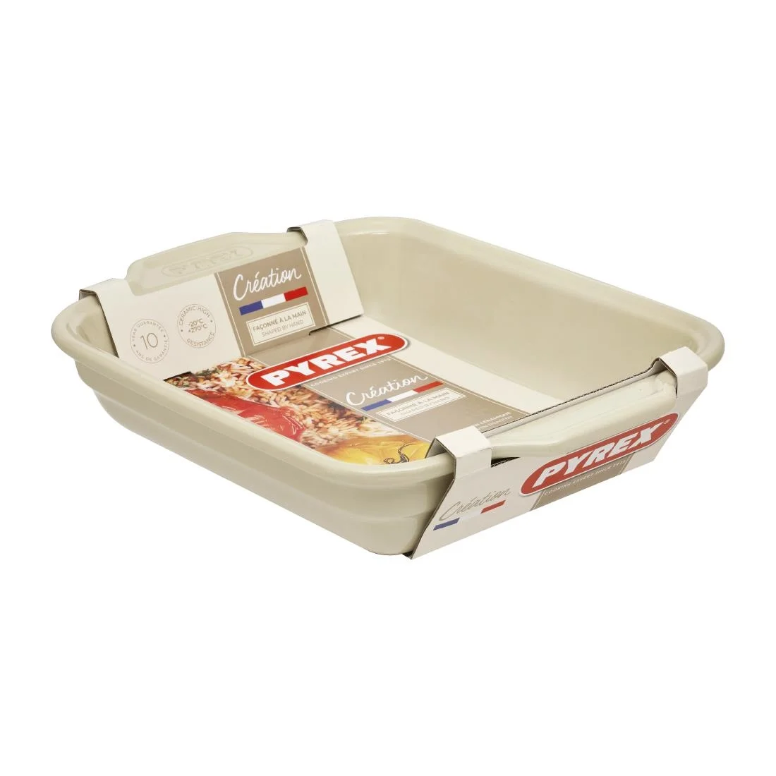 Pyrex Ceramic Rectangular Roasting Dish 290x220mm - Image 4