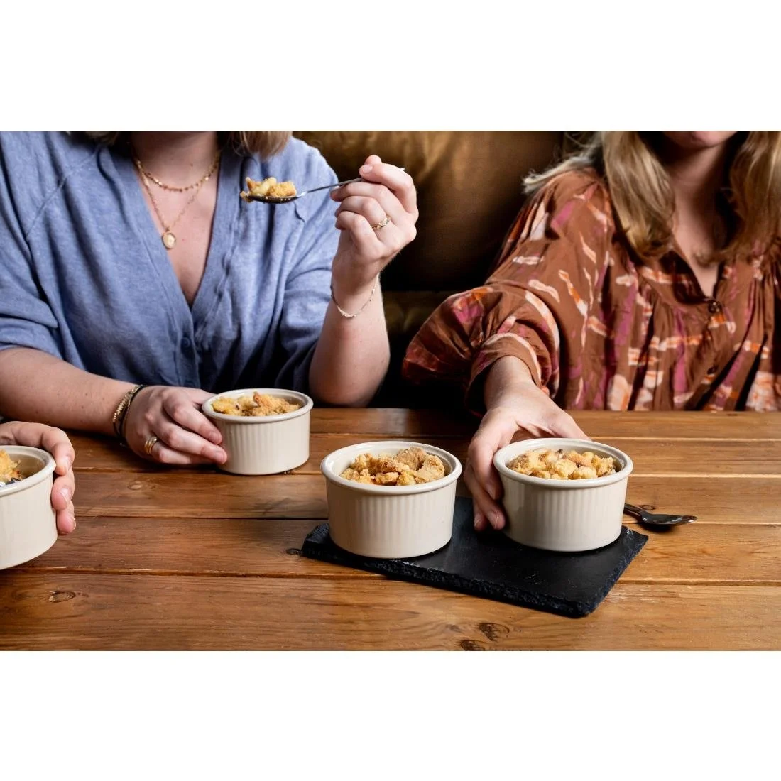 Pyrex Ceramic Ramekin Biege 100mm - Image 3