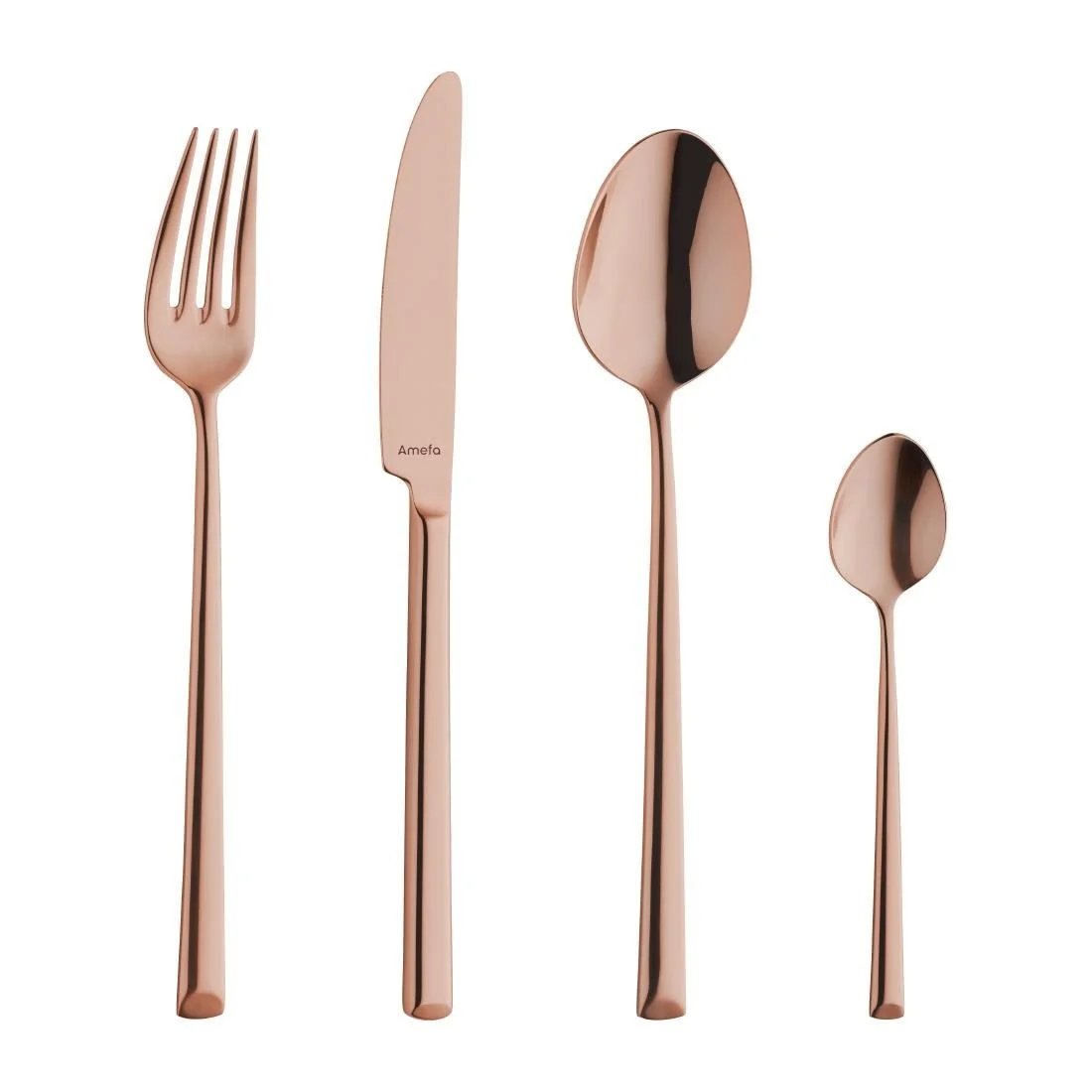 Amefa Metropole Copper Medium Teaspoons (12 Pack) - Image 2