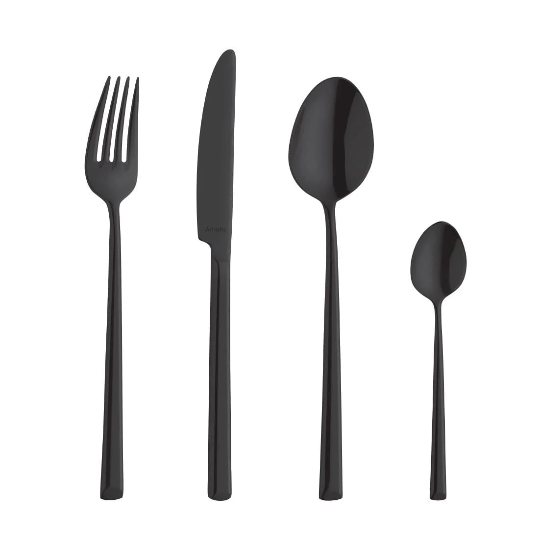 Amefa Metropole Black Medium Teaspoons (12 Pack) - Image 2