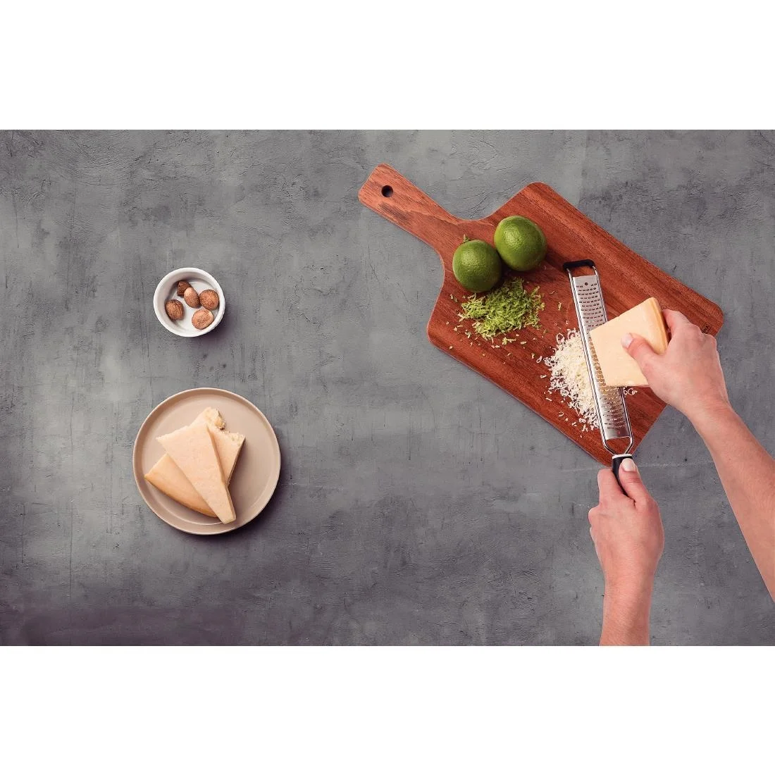 Tramontina Long Cheese Grater with Non-Slip Rubber Tip - Image 2