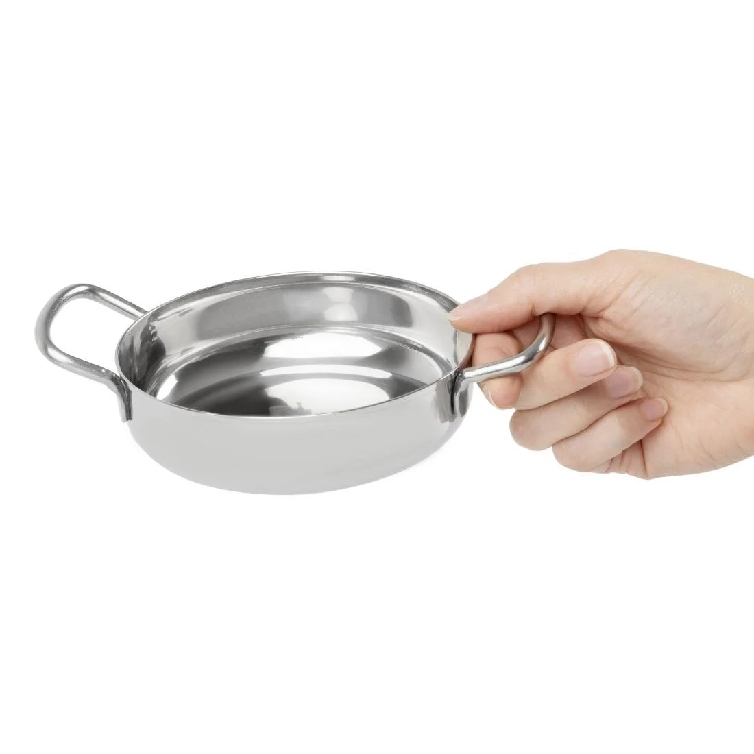 Olympia Table Presentation Double Handle Dish Stainless Steel 125mm - Image 6