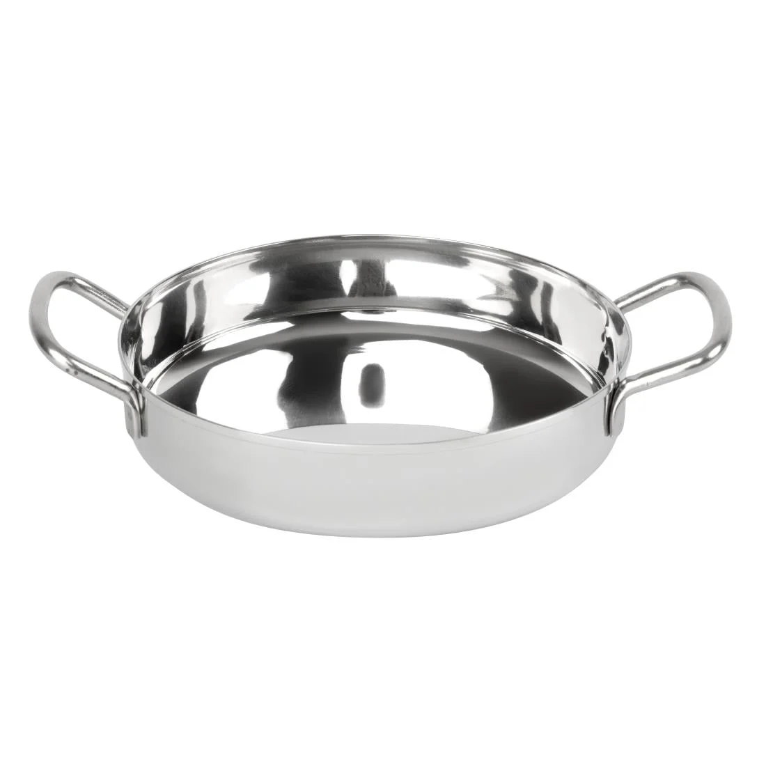 Olympia Table Presentation Double Handle Dish Stainless Steel 180mm - Image 2