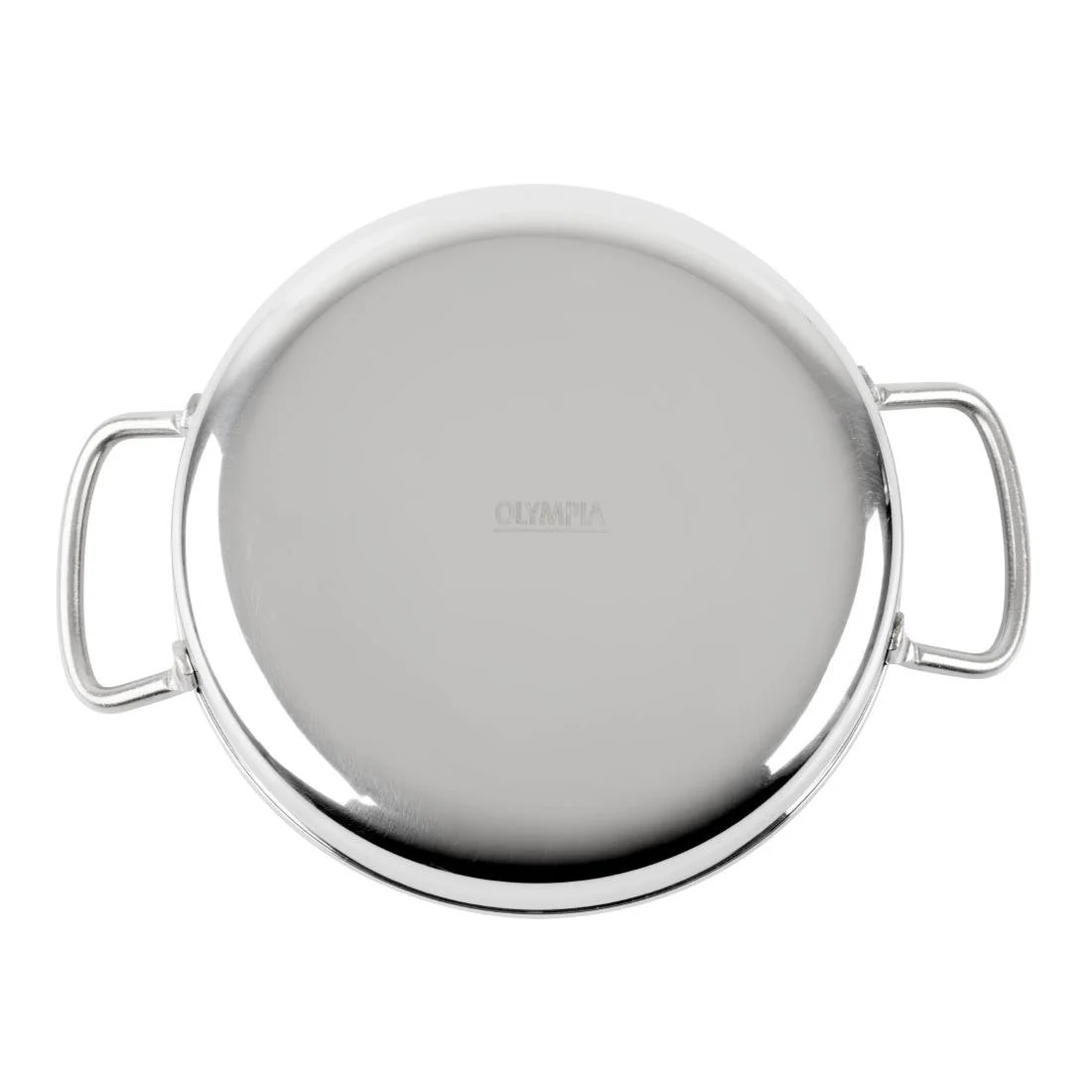 Olympia Table Presentation Double Handle Dish Stainless Steel 150mm - Image 5
