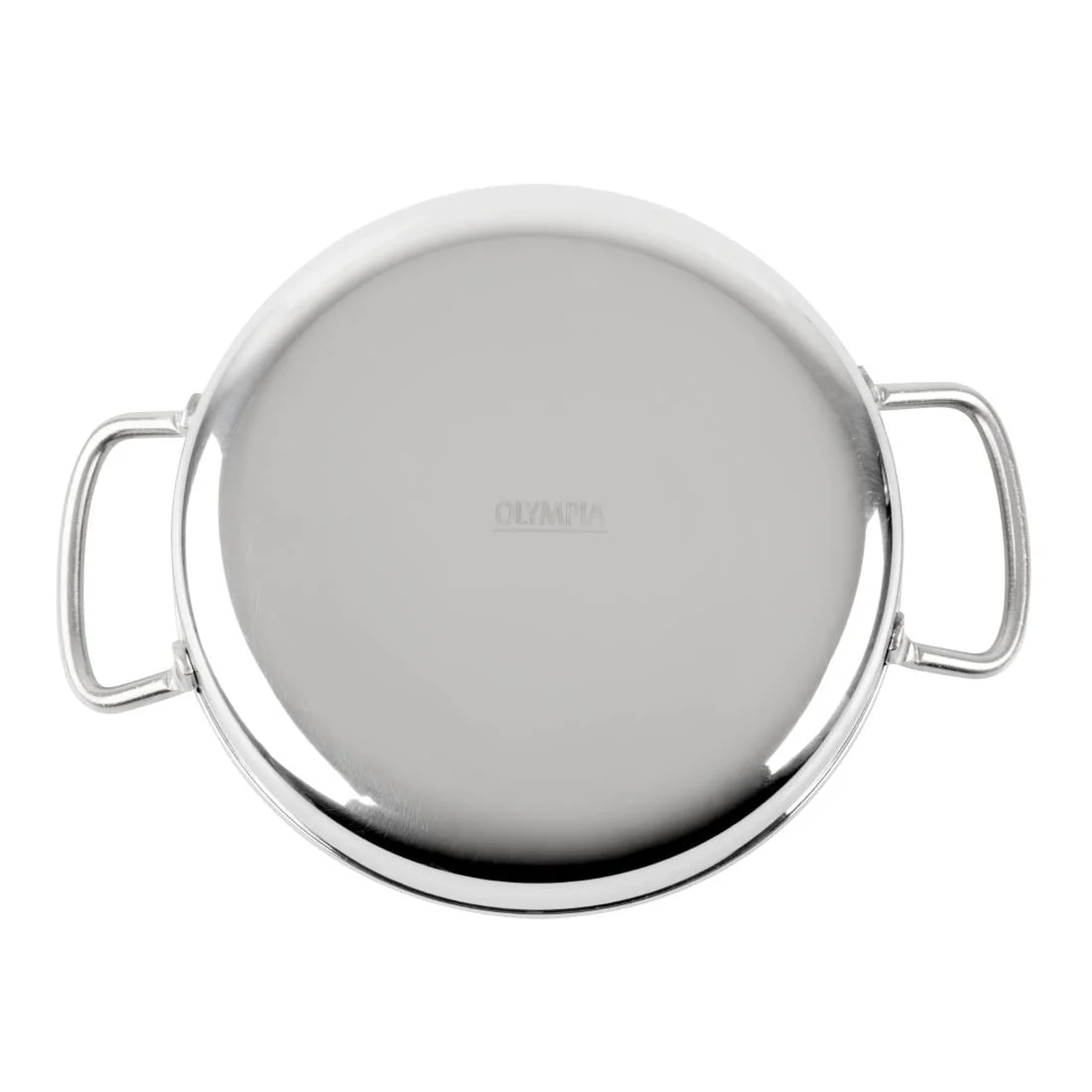 Olympia Table Presentation Double Handle Dish Stainless Steel 180mm - Image 5