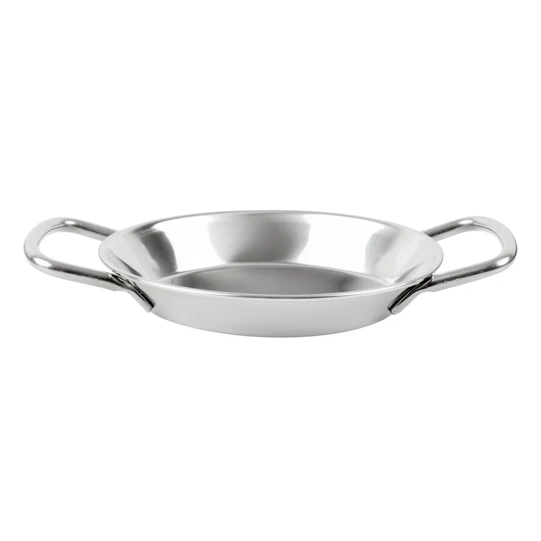 Olympia Table Presentation Mini Paella Pan Stainless Steel 120mm - Image 1