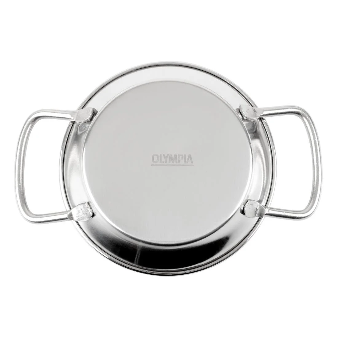 Olympia Table Presentation Mini Paella Pan Stainless Steel 120mm - Image 3