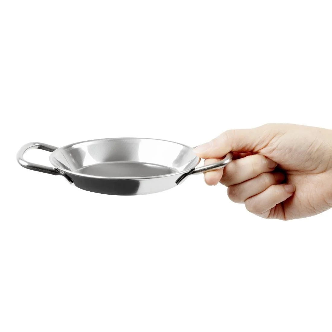 Olympia Table Presentation Mini Paella Pan Stainless Steel 120mm - Image 5