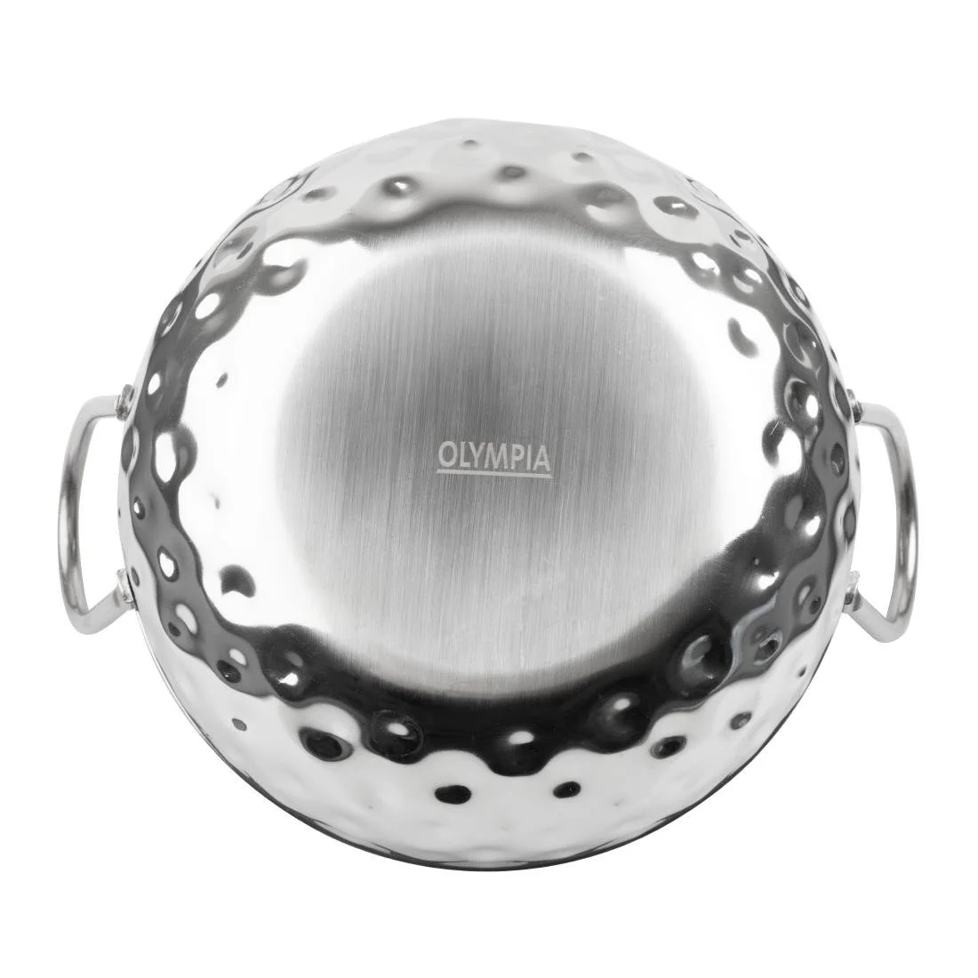 Olympia Table Presentation Hammered Kadai Dish Stainless Steel 150mm - Image 4