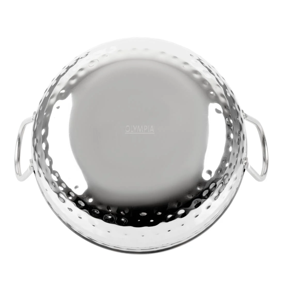 Olympia Table Presentation Hammered Kadai Dish Stainless Steel 170mm - Image 4