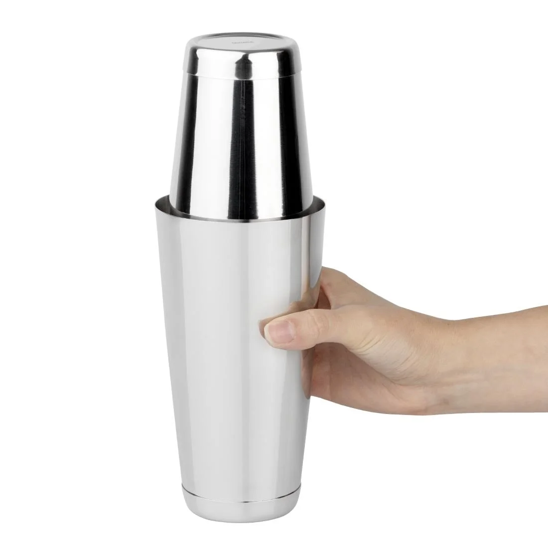 Olympia Tin On Tin Cocktail Shaker Stainless Steel 18oz/30oz - Image 6