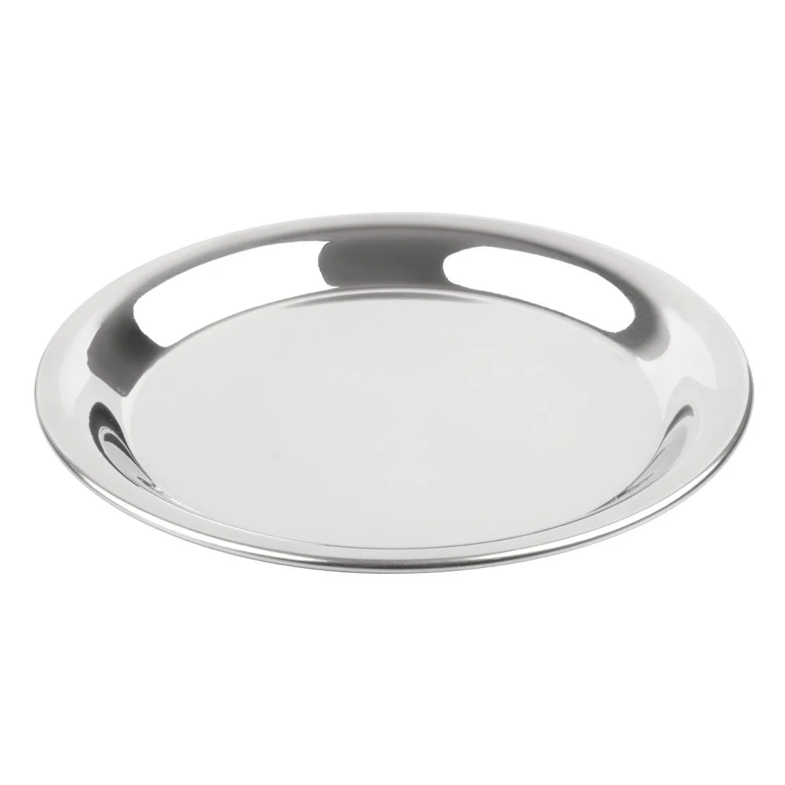 Olympia Round Stainless Steel Tip Tray 150mm - Image 1