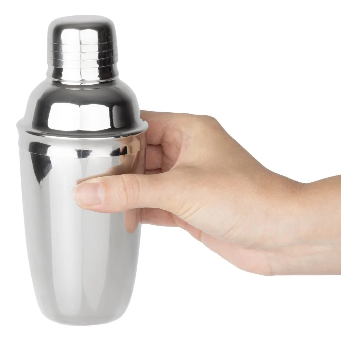 Olympia Mini 3-Piece Stainless Steel Cocktail Shaker 300ml - Image 6