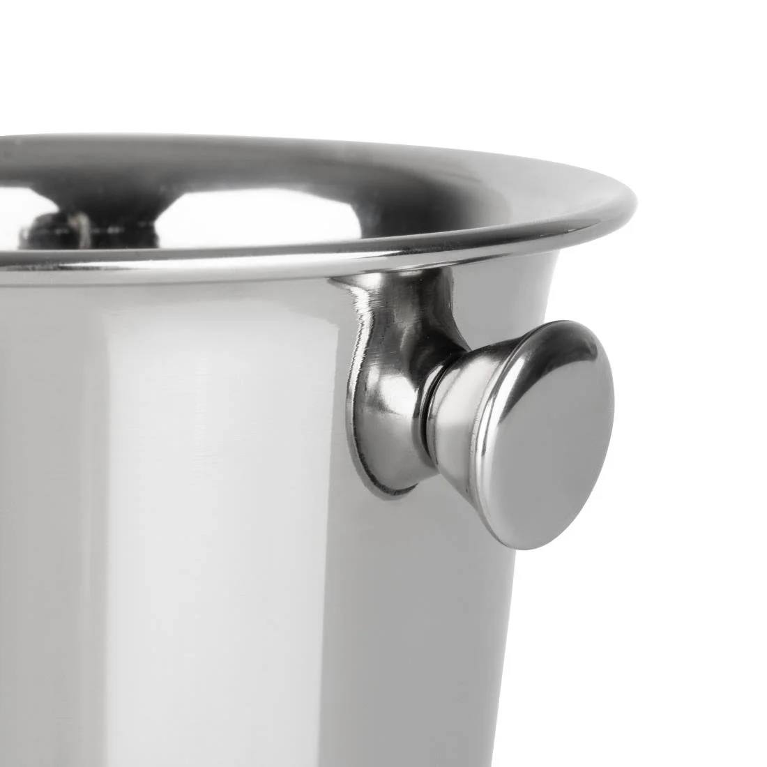 Olympia Ice Bucket with Handles and Etch Detail Stainless Steel 1050ml - Image 4
