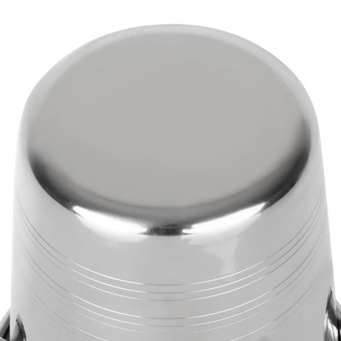 Olympia Ice Bucket with Handles and Etch Detail Stainless Steel 1050ml - Image 5