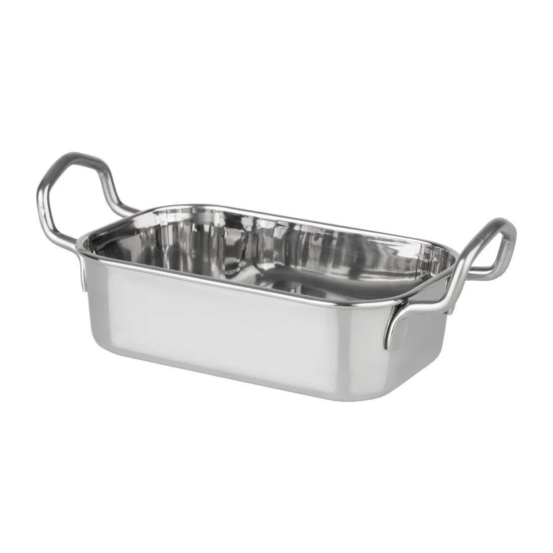 Olympia Table Presentation Rectangular Dish Stainless Steel 140x90mm - Image 2