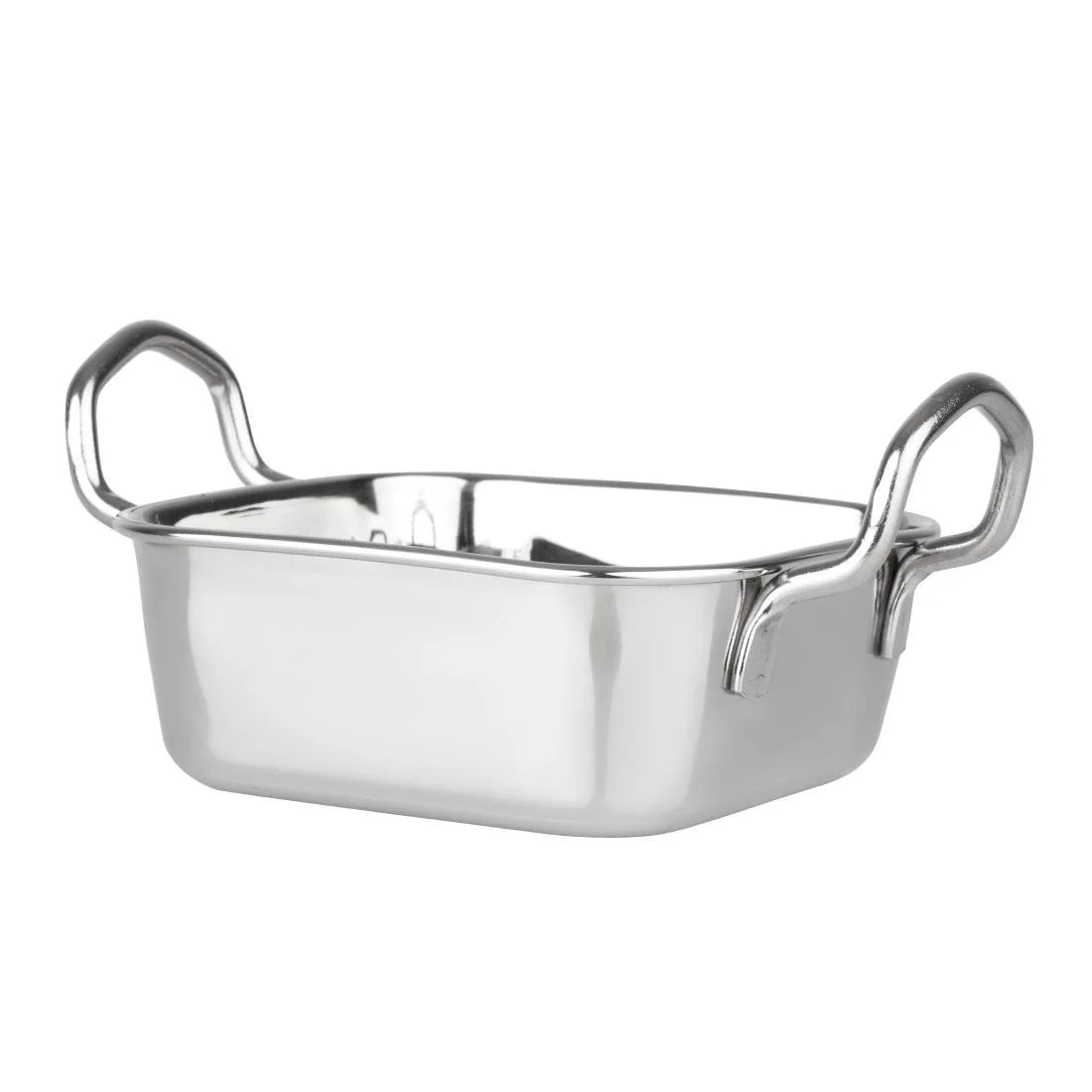 Olympia Table Presentation Square Dish Stainless Steel 115x115mm - Image 1
