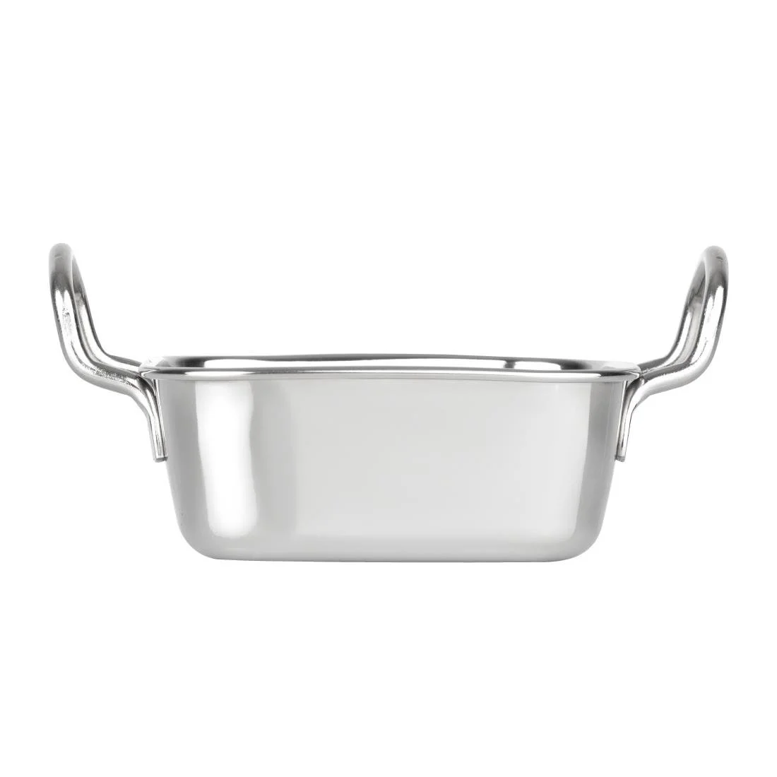 Olympia Table Presentation Square Dish Stainless Steel 115x115mm - Image 2