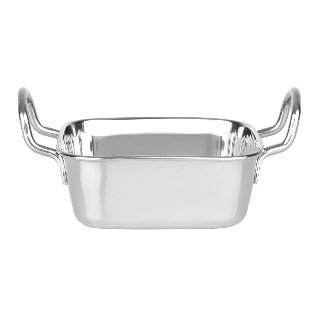 Olympia Table Presentation Square Dish Stainless Steel 115x115mm - Image 3