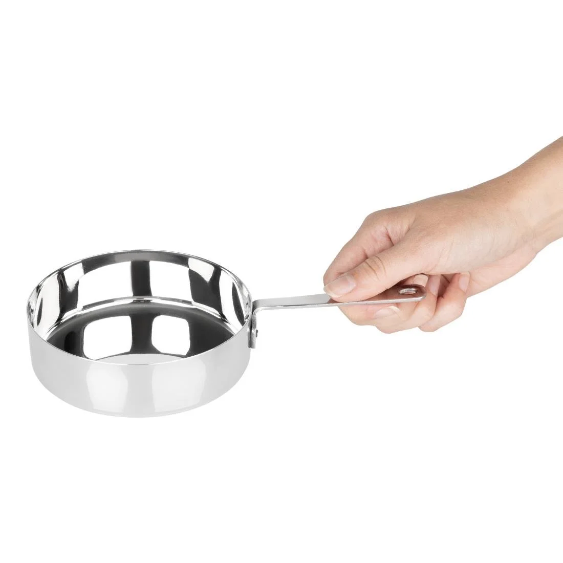 Olympia Table Presentation Stainless Steel Mini Sauce Pan 125x35mm - Image 6