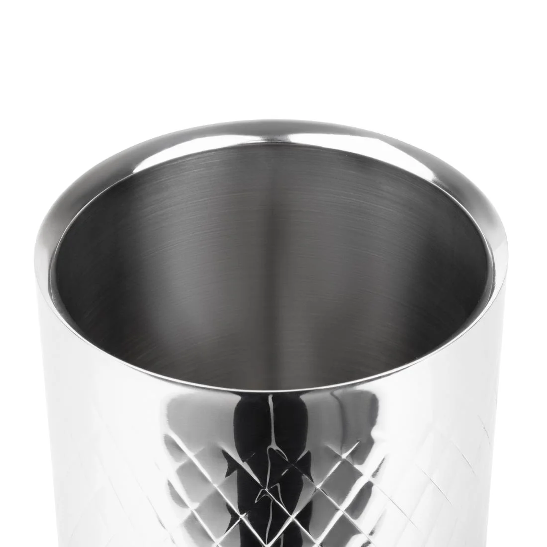 Olympia Geo Double Wall Wine Cooler Stainless Steel - Image 3