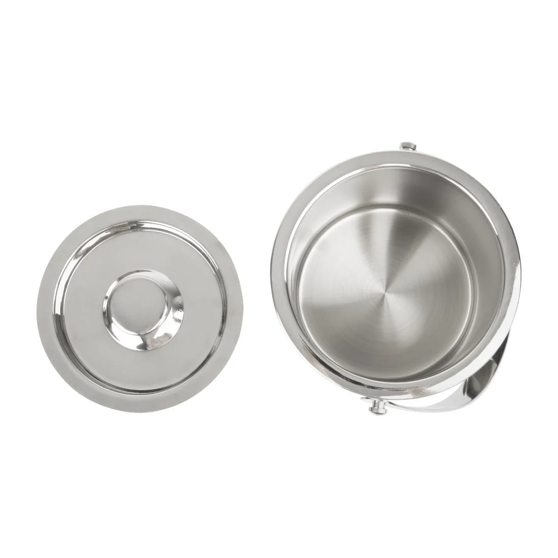 Olympia Geo Double Wall Ice Bucket Stainless Steel 1950ml - Image 6