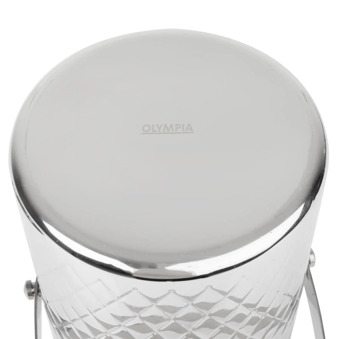 Olympia Geo Double Wall Ice Bucket Stainless Steel 1950ml - Image 7