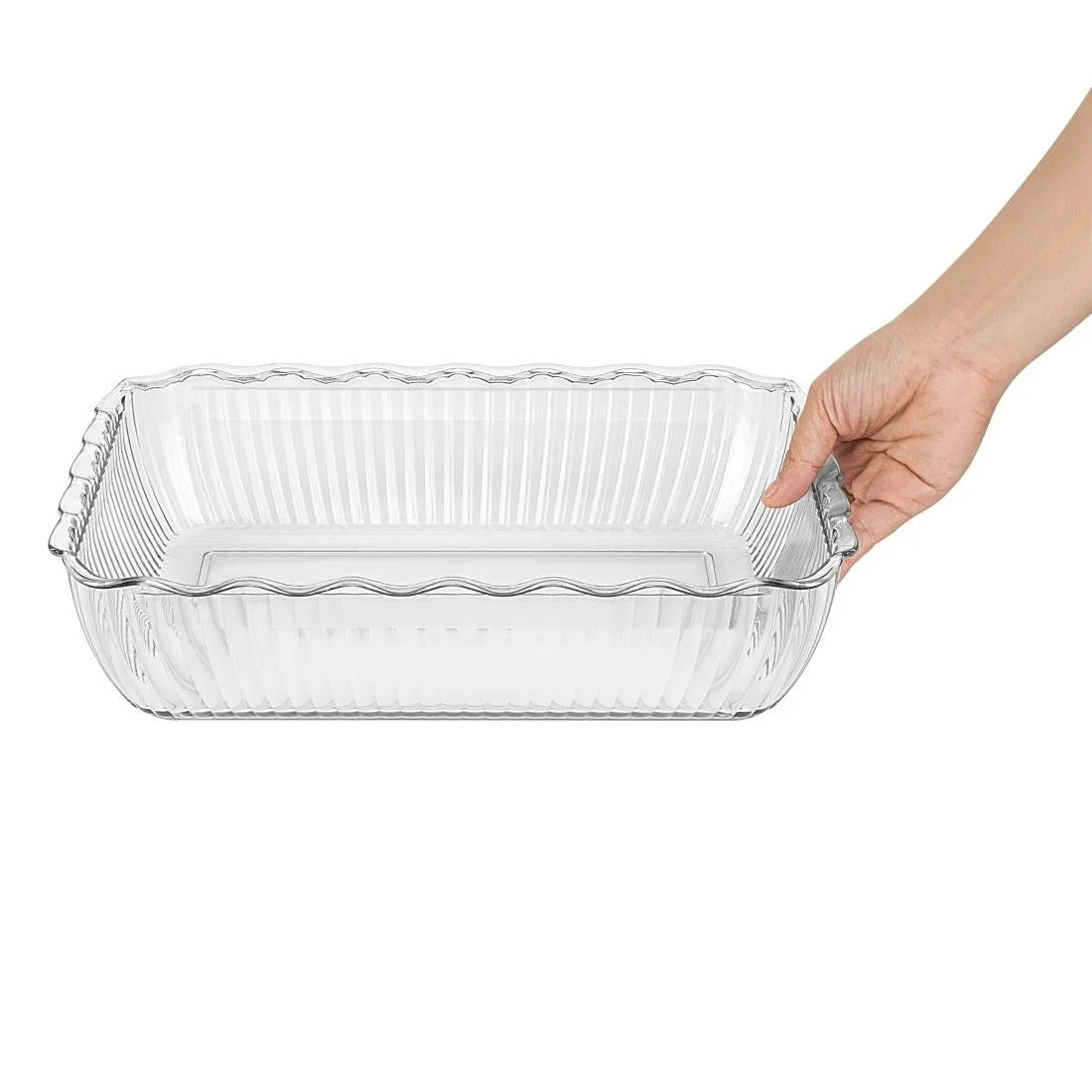 Olympia Kristallon Large Salad Crock - Clear - Image 3